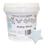 Baby Blue Roll 'n' Cover Sugarpaste - 1kg