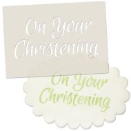 On Your Christening Stencil
