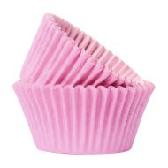 25 Cases Baby Pink Paper Cupcake / Muffin Cases