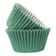 Green Paper Cupcake / Muffin Cases