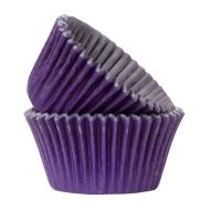 50 Cases Purple Paper Cupcake / Muffin Cases