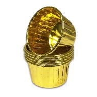 Metallic Gold Baking Cups
