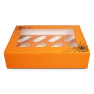 Halloween Cobweb Cupcake Box - Holds 12