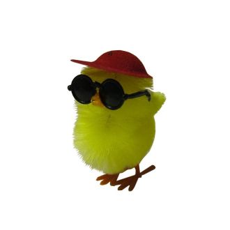 Chick in Baseball Cap & Sunglasses - 3pk