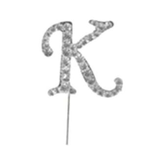 Letter K Diamante Pick