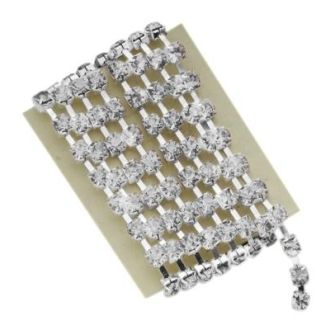 Diamante on a Silver Chain - 1 metre