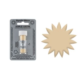 Pastel Gold - Sugarflair Edible Lustre Dust
