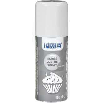 PME Silver Edible Spray Lustre - 100ml