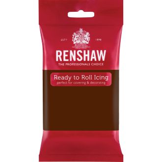 Renshaw Dark Brown Chocolate Flavoured Ready To Roll Icing - 250g