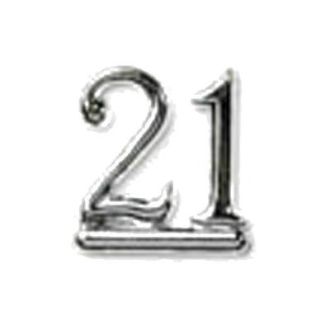 21 - Silver Numeral