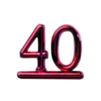 40 - Red Numeral