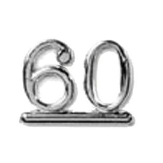 60 - Silver Numeral