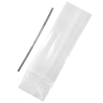 25 Confectionery Bags With Ties - 60mm x 200mm
