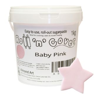 Baby Pink Roll 'n' Cover Sugarpaste - 1kg