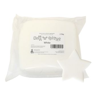 White Roll 'n' Cover Sugarpaste - 2.5kg