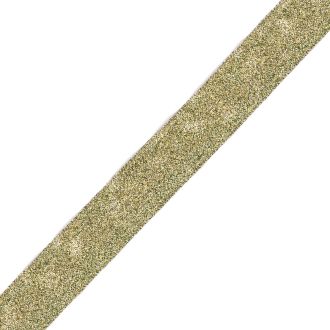 Lurex Ribbon Metallic Gold 25mm - 1 Metre