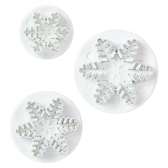 Snowflake Plunger Cutters - 3pc