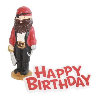 Pirate Resin Topper and Motto