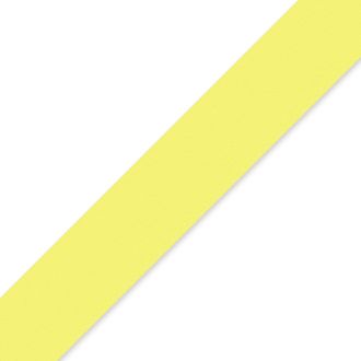 25mm Pale Yellow Double Sided Satin Ribbon - 1m