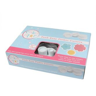 Cake Star Push Easy Cutters - Flowers 6 Piece