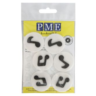 Edible Music Note Decorations - 6pk