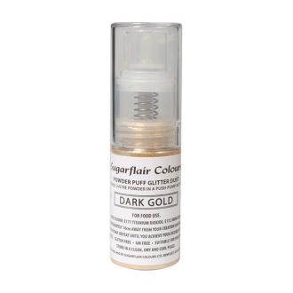 Dark Gold - Sugarflair Powder Puff Pump Spray - 10g