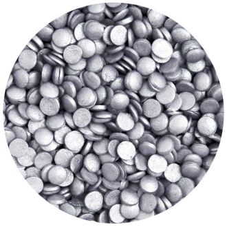 Silver Glimmer Confetti Sprinkles - 70g