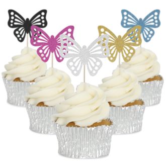 Butterfly Cupcake Toppers - 6pk