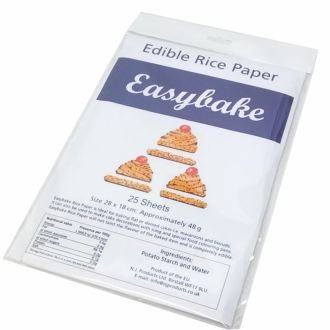 Easybake Edible Rice Paper Sheets - 25pk