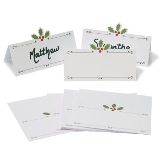 Holly Place Name Cards - 12pk
