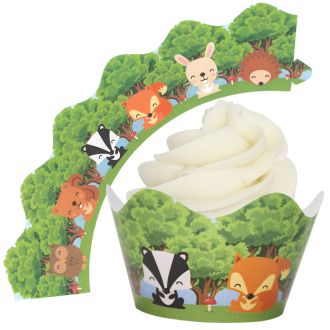 Woodland Cupcake Wrappers - 12Pk