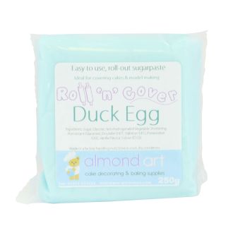 Duck Egg Ready Coloured Roll 'n' Cover Sugarpaste - 250g