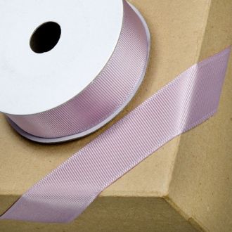 1 Metre - 25mm Grosgrain Ribbon - Mauve
