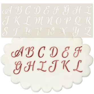 Upper Case Alphabet Stencil