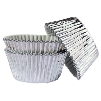 Silver Foil Muffin/Cupcake Cases - 45pk