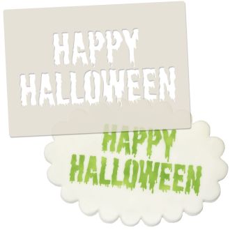 Happy Halloween Stencil