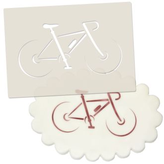 Racing Bike Stencil