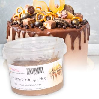 Chocolate Drip Icing - 250g Pot