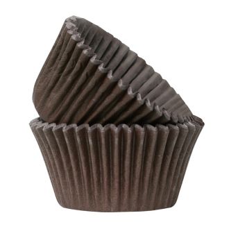 50 Cases Brown Paper Cupcake / Muffin Cases