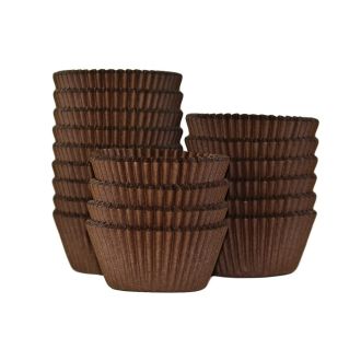 100 Cases Brown Paper Cupcake / Muffin Cases