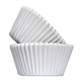 50 Cases White Paper Cupcake Cases / Muffin Cases