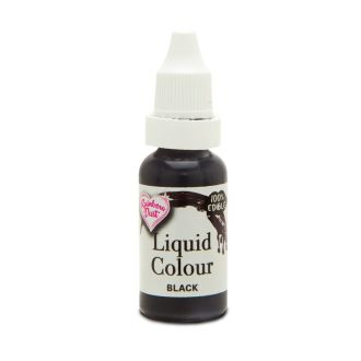 Black Colour Flo  - Liquid / Air Brush Food Colour - 16ml