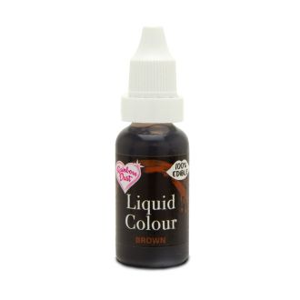 Brown Rainbow Dust Liquid Food Colours - 19g