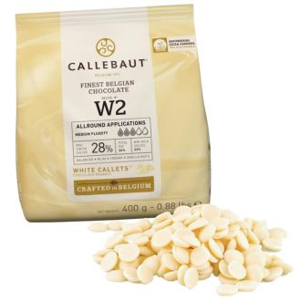Callebaut Finest Belgian White Chocolate - 400g