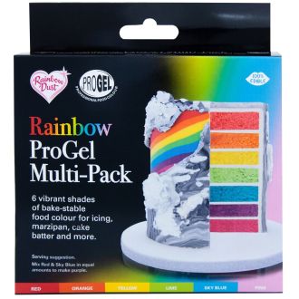 Rainbow Set - Rainbow Dust ProGel Multi-Pack - 6 Colours