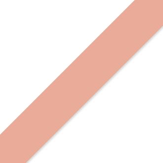 25mm Pale Pink Double Sided Satin Ribbon - 1m