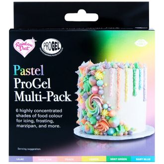 Pastel Set - Rainbow Dust ProGel Multi-Pack - 6 Colours