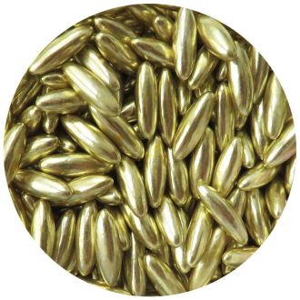 Metallic Gold Jumbo Rice Sprinkles - 80g