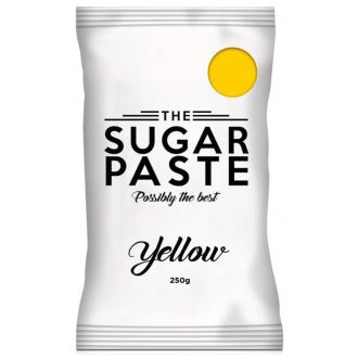 250g Yellow The Sugarpaste Fodant Ready to Roll Icing