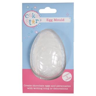 Small Egg Cracked Mould 2pce 87mm